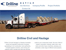 Tablet Screenshot of drilline.com.au